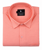Oxford Cotton Light Peach Color Shirt for Men