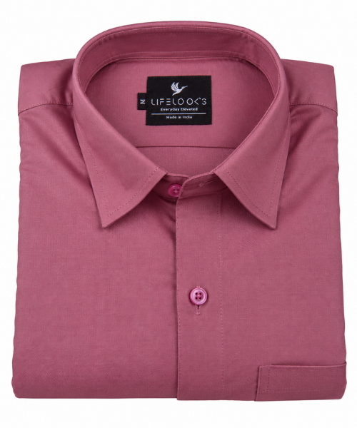 Oxford Cotton Light lavender Color Shirt for Men