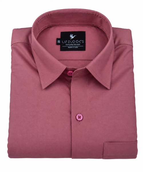 Oxford Cotton Light lavender Color Shirt for Men