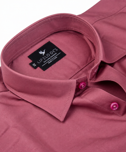 Oxford Cotton Light lavender Color Shirt for Men