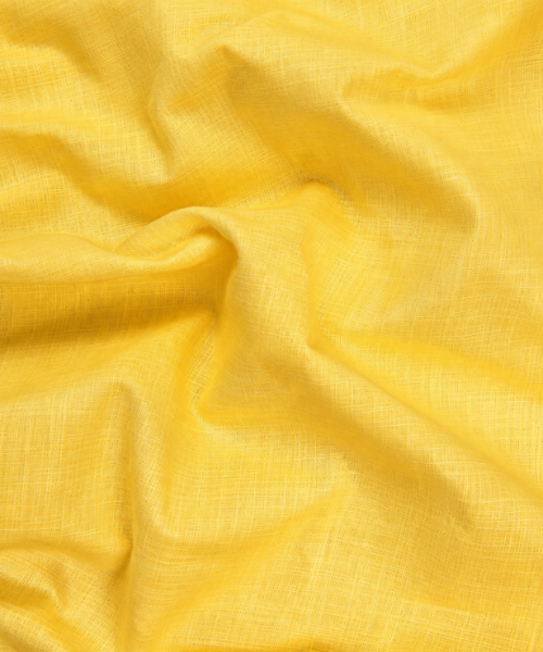 Linen Textured Sunshine Yellow Men’s Shirt
