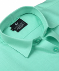 Oxford Cotton Pale Turquoise Color Shirt for Men
