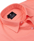 Oxford Cotton Light Peach Color Shirt for Men