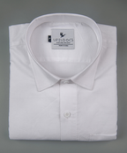 Oxford Cotton White Color Shirt for Men