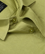 Oxford Cotton Pista Green Color Shirt for Men