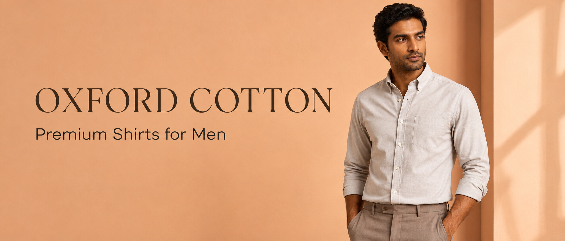 premium Oxford Cotton banner 1920 × 820